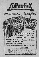 Publicit Superfex Le Photographe 1946