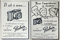 Publicit album N 4 Chansons de France chocolat poulain