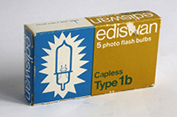 Boite ampoules type 1B Capeless Ediswan