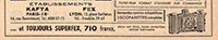 Extrait publicit boitier Fex des Ets KAFTA de 1946