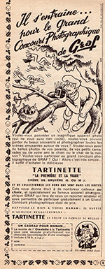 Publicité, Tartinette Graf, Dole du Jura
