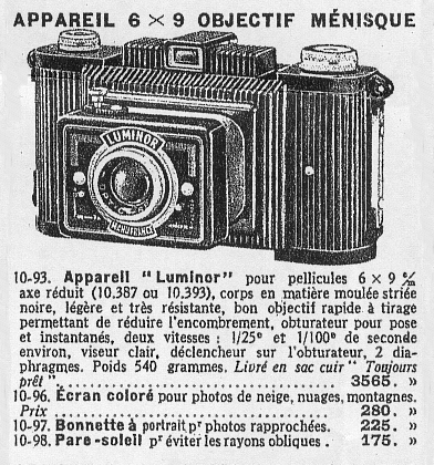 Fex Luminor Manufrance 1955