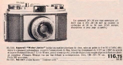 Fex Weber Junior Manufrance 1962