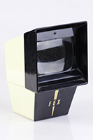 Visionneuse Fex  pile et secteur, corps blanc, faade noire